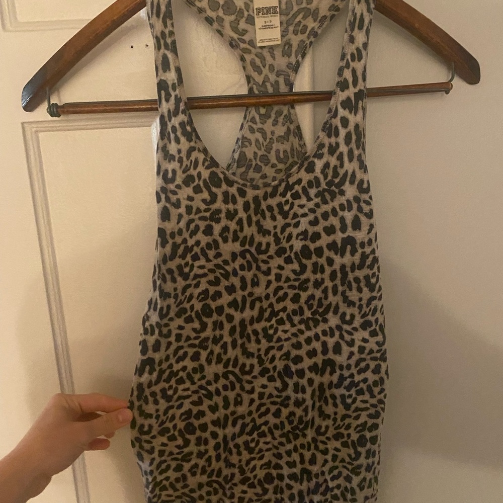 Victoria's Secret PINK Animal Print Tank Top